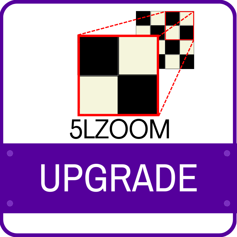 Upgrade für erweiterte Auflösung und Zoomkamera