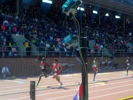 In-field FinishLynx cameras at the Penn Relays