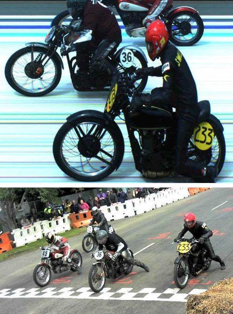 Photo-finish de moto et capture IdentiLynx