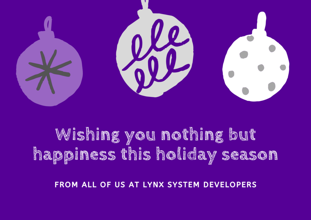 Lynx Closing Holiday Card
