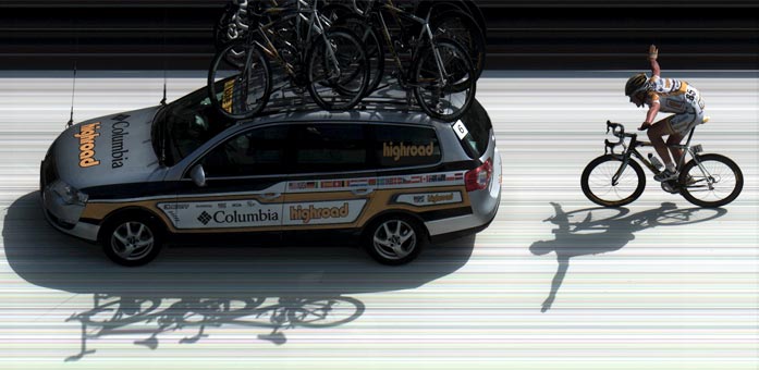 Tour de France photo-finish image capture