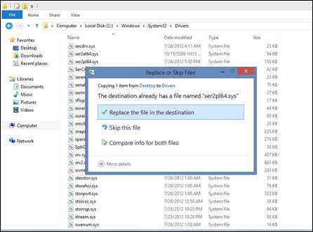 Windows 8 Replace USB Driver Confirmation