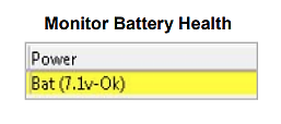 Monitorare lo stato della batteria